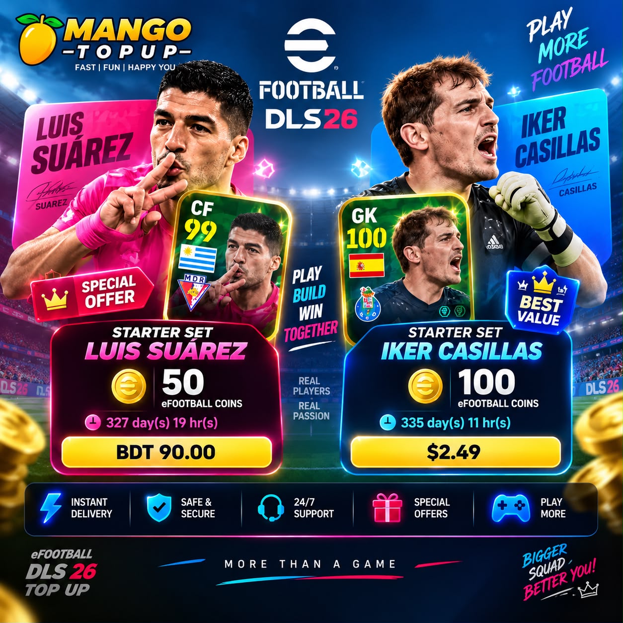EFootball™ Luis Suarez & Iker Casillas